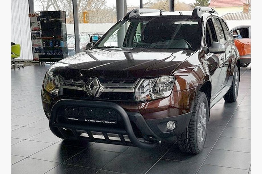 Dacia Duster 2008–2018 Bullbar zonder logo WT003 Black (RVS) Foto 6