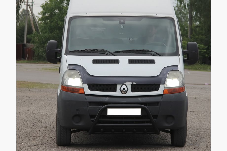 Nissan Interstar 2002–2010 Voorbumperbeugel WT003 Black (RVS) Image