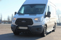 Ford Transit 2014– Bullbar WT003 Black (RVS) foto 3