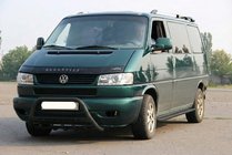 Volkswagen T4 Caravelle/Multivan 1990–2003 Bullbar WT004 Black (RVS) foto 2
