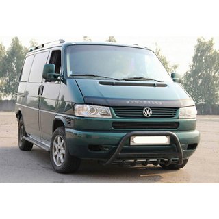 Bullbar WT004 Black (RVS) Volkswagen T4 Caravelle/Multivan 1990–2003 foto 1