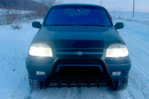 Chevrolet Niva 1998–2020 Bullbar WT004 Black (RVS) foto 2