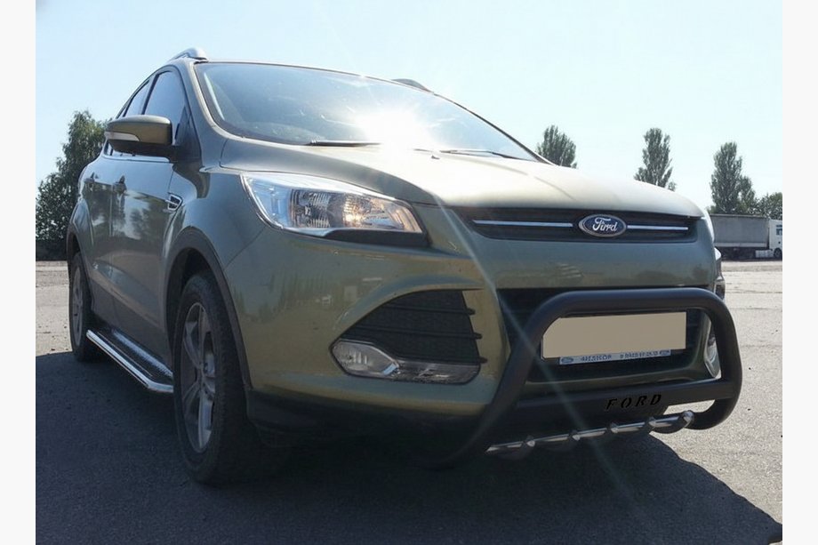 Ford Kuga/Escape 2013–2019 Bullbar WT004 Black (RVS) Image
