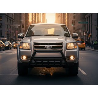 Bullbar WT003 Black (RVS) Ford Ranger 2007–2011 foto 3