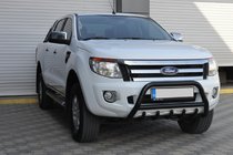 Ford Ranger 2011–2022 Frontbeschermbeugel WT003 Black (RVS) foto 3