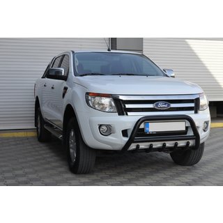 Frontbeschermbeugel WT003 Black (RVS) Ford Ranger 2011–2022 foto 3