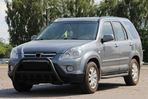 Honda CRV 2001–2006 Bullbar WT003 Black (RVS) foto 1