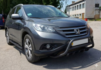 Honda CRV 2012–2016 Frontbeschermbeugel WT003 Black (RVS) foto 3