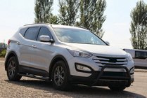 Hyundai Santa Fe 3 2012–2018 Voorbumperbeugel WT003 Black (RVS) foto 4