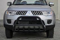 Mitsubishi L200 2006–2015 Bullbar WT003 Black (RVS) foto 3