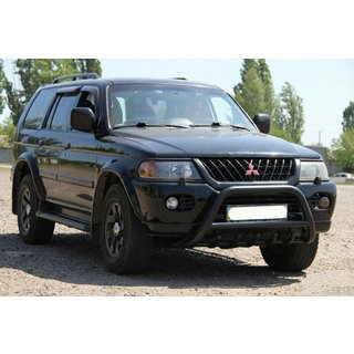 Bullbar WT003 Black (RVS) Mitsubishi Pajero Sport 1996–2007 foto 1