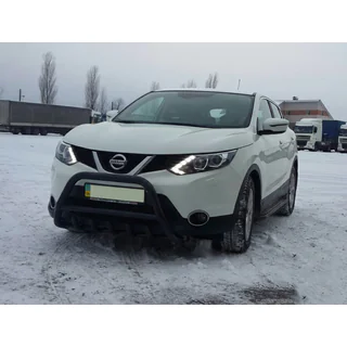 Bullbar WT003 Black (RVS) Nissan Qashqai 2014–2021 foto 4