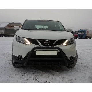 Bullbar WT003 Black (RVS) Nissan Qashqai 2014–2021 foto 3