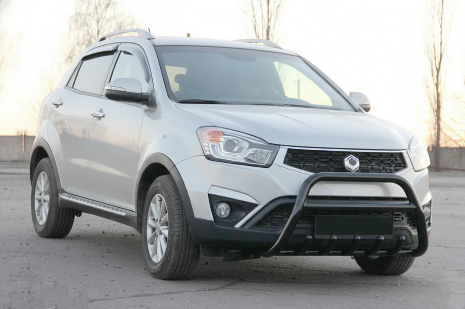SsangYong Korando 2010–2019 Bullbar WT003 Black (RVS) Image