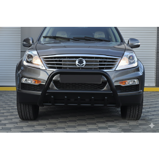 Bullbar WT003 Black (RVS) SsangYong Rexton I 2001–2017 foto 4