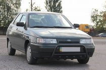 VAZ 2110-21115 1995–2015 Bullbar WT003 Black 60 mm (RVS) foto 2