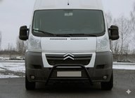 Fiat Ducato 2006–2025 Voorbumperbeugel WT003 Black (RVS) foto 4