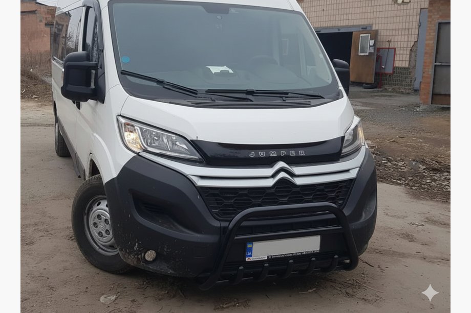 Citroen Jumper 2007–2025 Voorbumperbeugel WT003 Black (RVS) Image