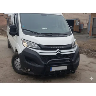 Voorbumperbeugel WT003 Black (RVS) Peugeot Boxer 2006–2025 foto 1