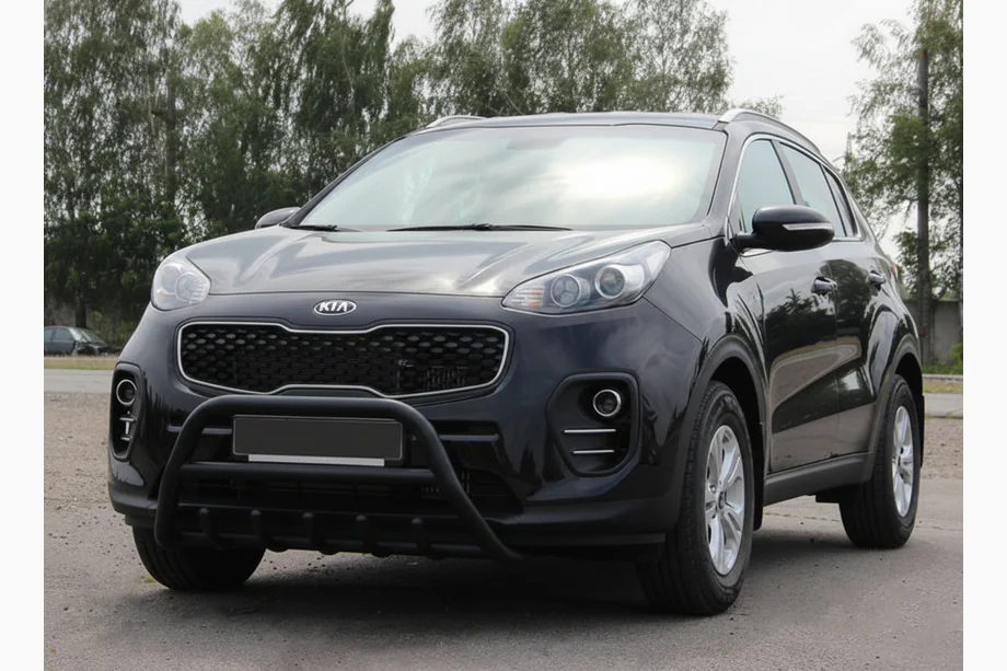 Kia Sportage 2015–2021 Bullbar WT003 Black (RVS) Image