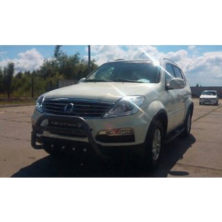Bullbar WT004 Black (RVS) SsangYong Rexton I 2001–2017 foto 2