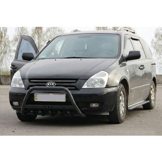 Bullbar WT004 Black (RVS) Kia Carnival 2002–2013 foto 3