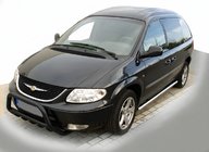 Chrysler Voyager 2001–2007 Voorbumperbeugel WT003 Black (RVS) foto 1