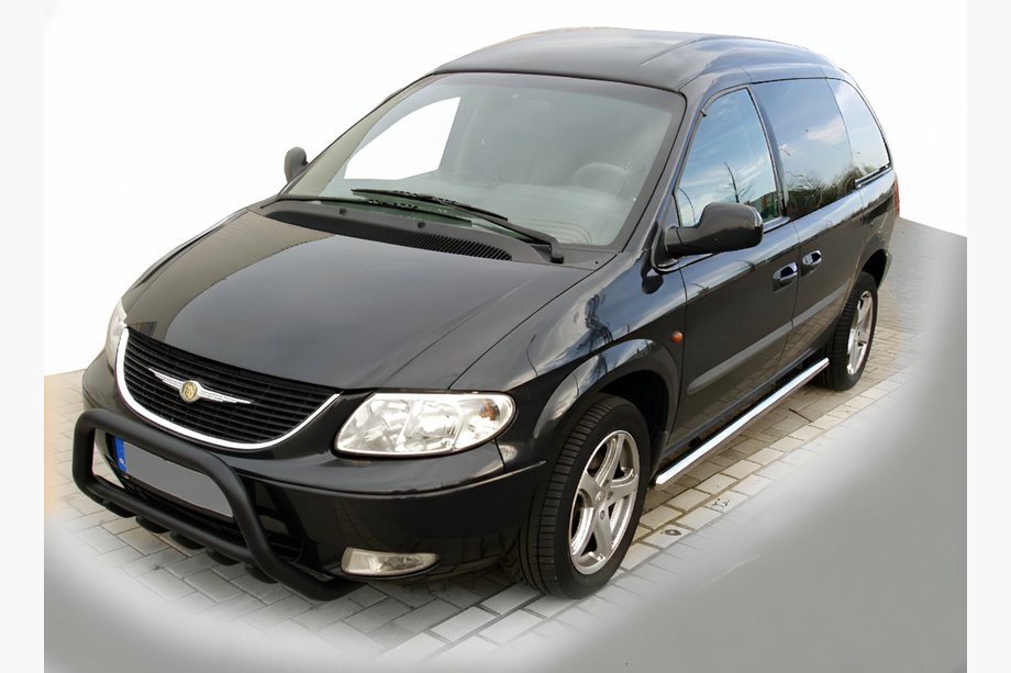 Chrysler Voyager 2001–2007 Voorbumperbeugel WT003 Black (RVS) Image