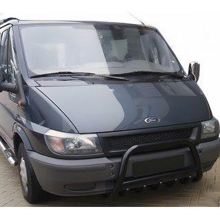 Bullbar WT003 Black (2000-2006, roestvrij staal) Ford Transit 2000–2014 foto 1