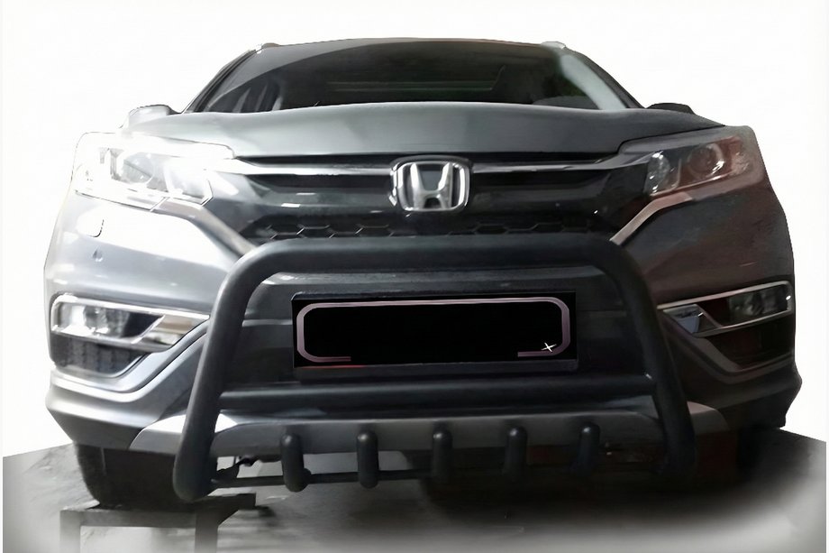 Honda CRV 2017–2022 Frontbeschermbeugel WT003 Black (2016-2019, RVS) Image