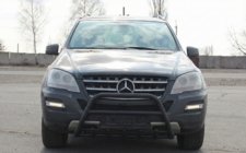 Mercedes ML W164 2005–2011 Bullbar WT003 Black (RVS) foto 1