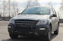 Mercedes ML W164 2005–2011 Bullbar WT003 Black (RVS) foto 4