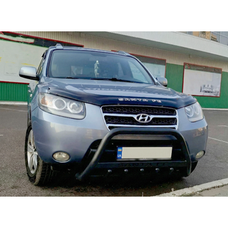 Bullbar WT004 Black (RVS) Hyundai Santa Fe 2 2006–2012 foto 2