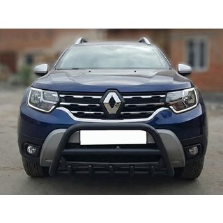 Bullbar zonder logo WT003 Black (RVS) foto 3