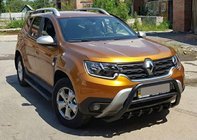 Dacia Duster 2018–2024 Bullbar zonder logo WT003 Black (RVS) foto 5
