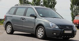 Kia Carnival 2002–2013 Bullbar WT003 Black (RVS) foto 3