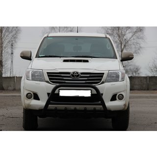 Bullbar WT003 Black (RVS) Toyota Hilux 2006–2015 foto 1