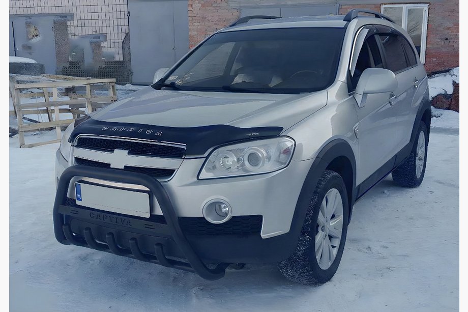 Chevrolet Captiva 2006–2019 Bullbar WT004 Black (RVS) Image