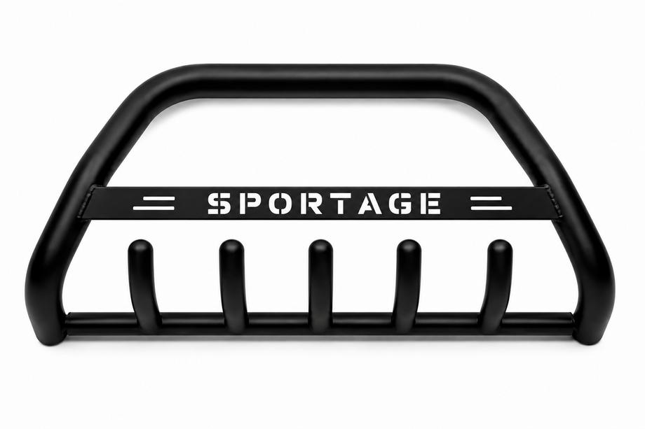 Kia Sportage 2015–2021 Bullbar WT004 Black (RVS) Image