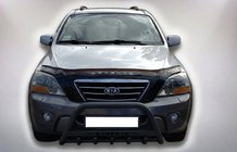 Kia Sorento I BL 2002–2009 Bullbar WT004 Black (RVS) foto 2