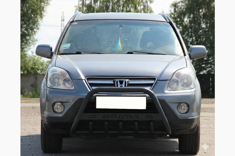 Honda CRV 2001–2006 Bullbar WT004 Black (RVS) Image