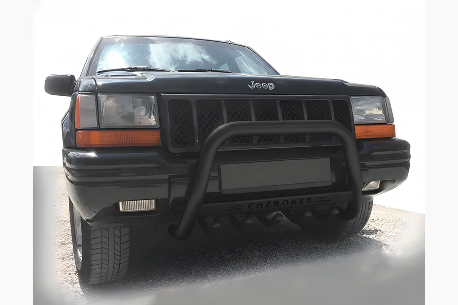 Jeep Grand Cherokee WJ 1999–2004 Bullbar WT004 Black (RVS) Image