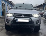Mitsubishi L200 2006–2015 Bullbar WT004 Black (RVS) foto 1