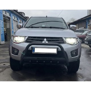 Bullbar WT004 Black (RVS) foto 1