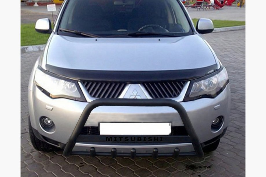 Mitsubishi Outlander 2006–2012 Bullbar WT004 Black (RVS) Image