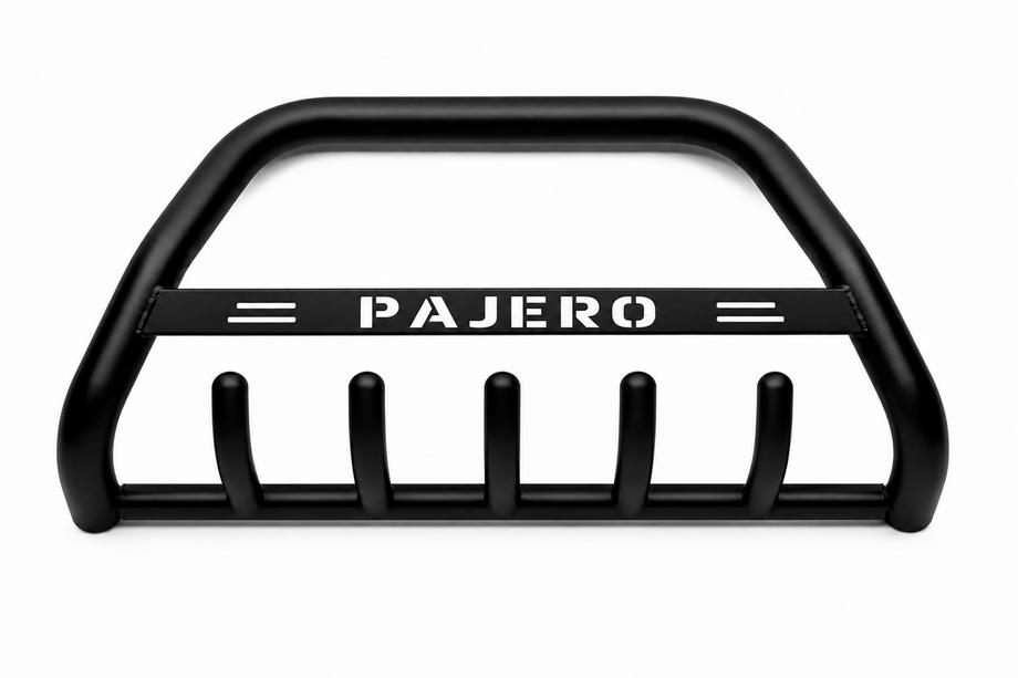 Mitsubishi Pajero Sport 2015– Bullbar WT004 Black (RVS) Image