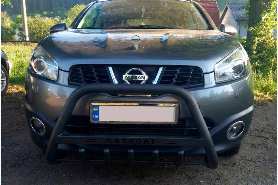 Nissan Qashqai 2007–2010 Bullbar WT004 Black (RVS) Image