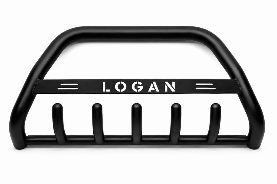 Renault Logan MCV 2013–2022 Bullbar WT004 Black (RVS) Image