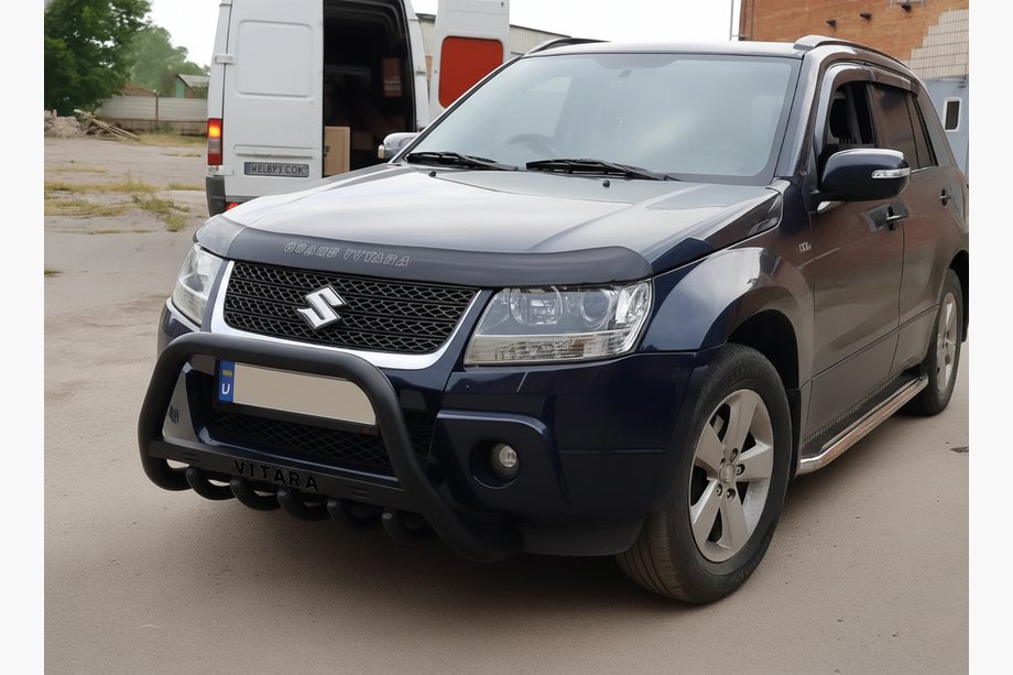 Suzuki Grand Vitara 2005–2017 Bullbar WT004 Black (RVS) Image