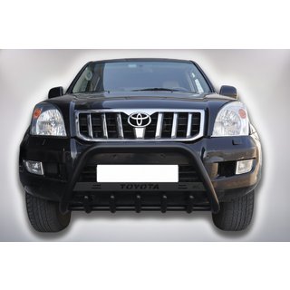 Bullbar WT004 Black (RVS) Toyota Land Cruiser Prado 120 2002–2009 foto 1